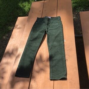 Women’s  Green Corduroy Pants